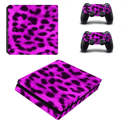 Leopard Skin decal skin for PS4 Slim Console and two contr.. Leopard Skin decal skin for PS4 Slim Console and two contr..