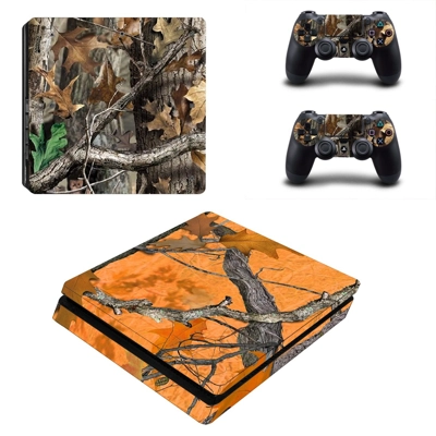 Trees decal skin for PS4 Slim Console and two controllers Trees decal skin for PS4 Slim Console and two controllers