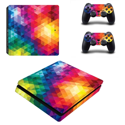 Abstraction decal skin for PS4 Slim Console and two contro.. Abstraction decal skin for PS4 Slim Console and two contro..