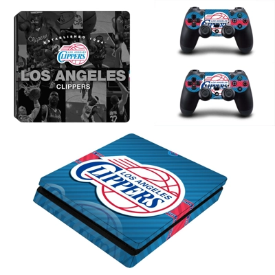 Los Angeles Clippers decal skin for PS4 Slim Console and t.. Los Angeles Clippers decal skin for PS4 Slim Console and t..