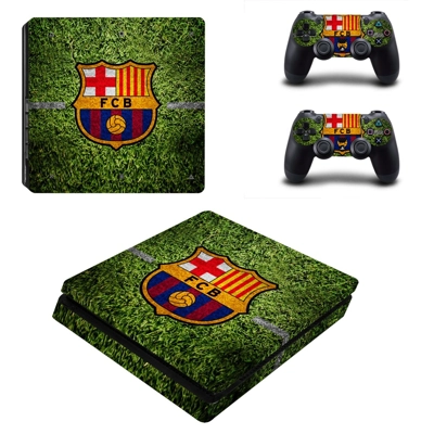 FC Barcelona decal skin for PS4 Slim Console and two contr.. FC Barcelona decal skin for PS4 Slim Console and two contr..