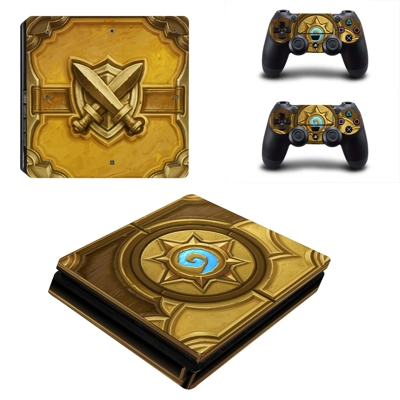 Hearthstone decal skin for PS4 Slim Console and two contro.. Hearthstone decal skin for PS4 Slim Console and two contro..
