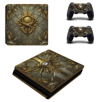 Hearthstone decal skin for PS4 Slim Console and two contro.. Hearthstone decal skin for PS4 Slim Console and two contro..