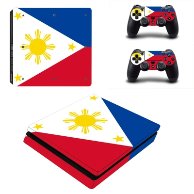 Flag of the Philippines decal skin for PS4 Slim Console an.. Flag of the Philippines decal skin for PS4 Slim Console an..