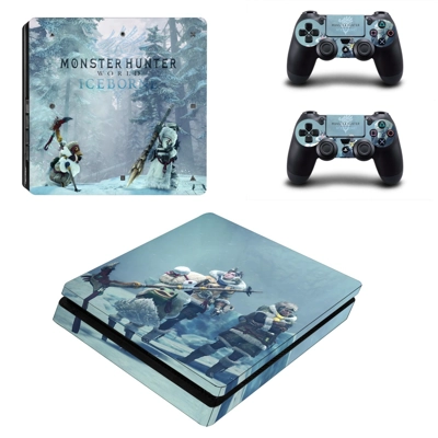 Monster Hunter World iceborne decal skin for PS4 Slim Cons.. Monster Hunter World iceborne decal skin for PS4 Slim Cons..