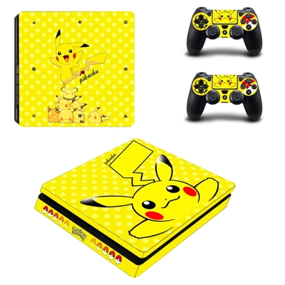 Pok�mon Go decal skin for PS4 Slim Console and two control.. Pok�mon Go decal skin for PS4 Slim Console and two control..