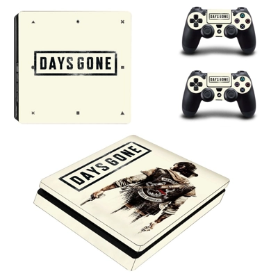 Days Gone decal skin for PS4 Slim Console and two controll.. Days Gone decal skin for PS4 Slim Console and two controll..