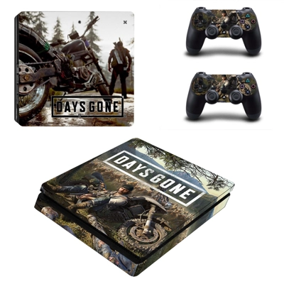 Days Gone decal skin for PS4 Slim Console and two controllers
