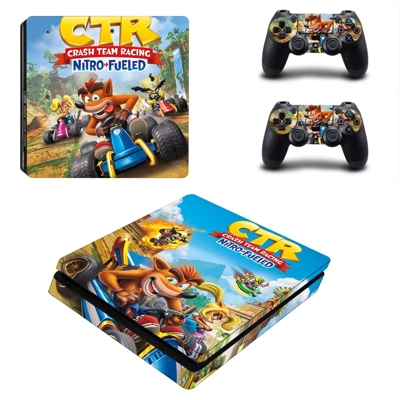 Crash Team Racing Nitro-Fueled decal skin for PS4 Slim Con.. Crash Team Racing Nitro-Fueled decal skin for PS4 Slim Con..