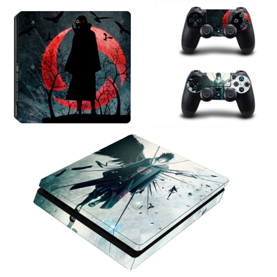 Final Fantasy 7 decal skin for PS4 Slim Console and two controllers