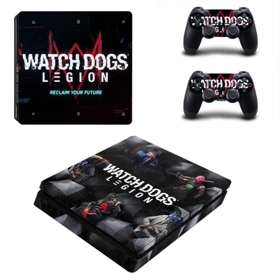 Watch Dogs legion decal skin for PS4 Slim Console and two .. Watch Dogs legion decal skin for PS4 Slim Console and two ..