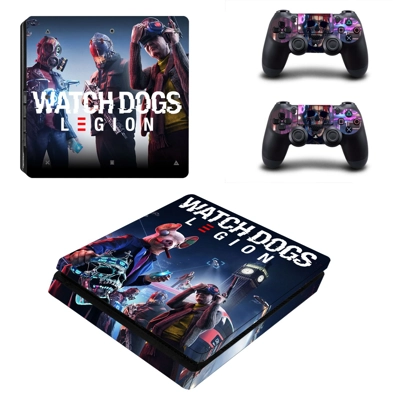 Watch Dogs legion decal skin for PS4 Slim Console and two .. Watch Dogs legion decal skin for PS4 Slim Console and two ..