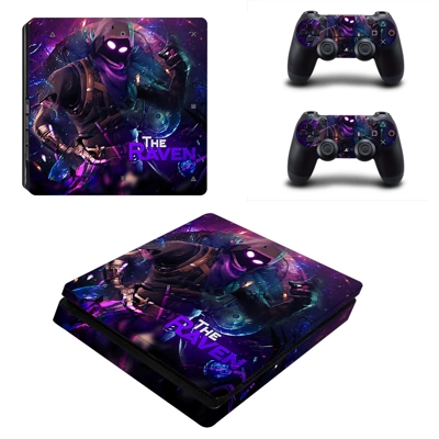 Fortnite the raven decal skin for PS4 Slim Console and two..