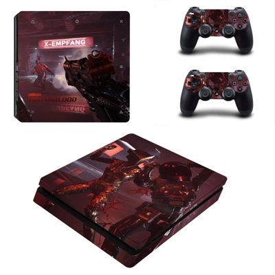 Wolfenstein Youngblood decal skin for PS4 Slim Console and.. Wolfenstein Youngblood decal skin for PS4 Slim Console and..