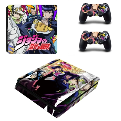9th jojo decal skin for PS4 Slim Console and two controllers 9th jojo decal skin for PS4 Slim Console and two controllers