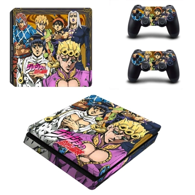 9th jojo decal skin for PS4 Slim Console and two controllers 9th jojo decal skin for PS4 Slim Console and two controllers