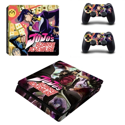 JoJo's Bizarre Adventure decal skin for PS4 Slim Console a..