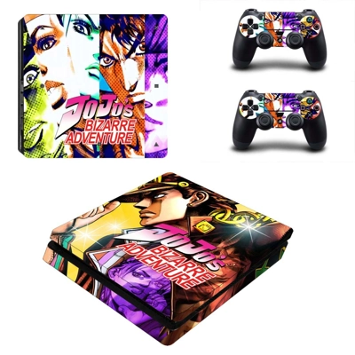 JoJo's Bizarre Adventure decal skin for PS4 Slim Console a..