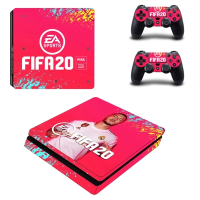 FIFA 20 decal skin for PS4 Slim Console and two controllers FIFA 20 decal skin for PS4 Slim Console and two controllers
