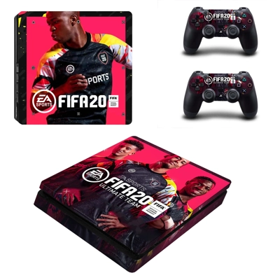 FIFA 20 decal skin for PS4 Slim Console and two controllers FIFA 20 decal skin for PS4 Slim Console and two controllers