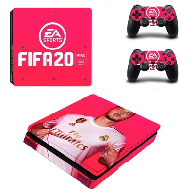 FIFA 20 decal skin for PS4 Slim Console and two controllers FIFA 20 decal skin for PS4 Slim Console and two controllers