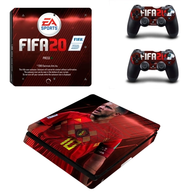 FIFA 20 decal skin for PS4 Slim Console and two controllers FIFA 20 decal skin for PS4 Slim Console and two controllers