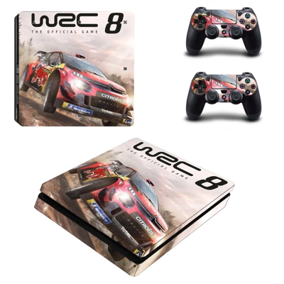 World Rally Championship 8 decal skin for PS4 Slim Console.. World Rally Championship 8 decal skin for PS4 Slim Console..