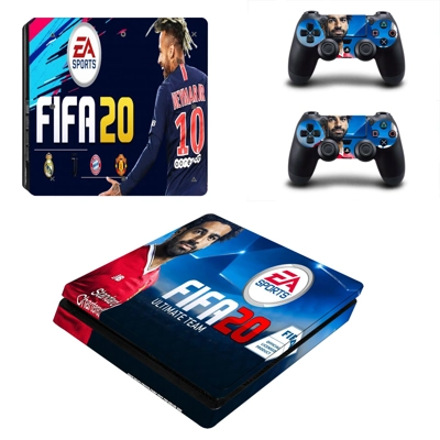 FIFA 20 decal skin for PS4 Slim Console and two controllers FIFA 20 decal skin for PS4 Slim Console and two controllers