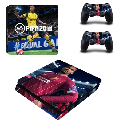 FIFA 20 decal skin for PS4 Slim Console and two controllers FIFA 20 decal skin for PS4 Slim Console and two controllers