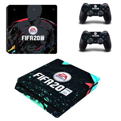 FIFA 20 decal skin for PS4 Slim Console and two controllers FIFA 20 decal skin for PS4 Slim Console and two controllers
