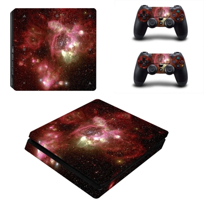 Outer space decal skin for PS4 Slim Console and two contro.. Outer space decal skin for PS4 Slim Console and two contro..