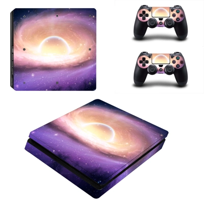 Outer space decal skin for PS4 Slim Console and two contro.. Outer space decal skin for PS4 Slim Console and two contro..