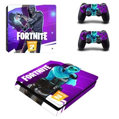 Fortnite decal skin for PS4 Slim Console and two controllers Fortnite decal skin for PS4 Slim Console and two controllers