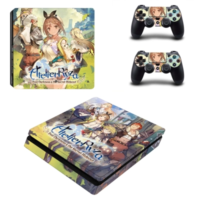 Atelier Ryza decal skin for PS4 Slim Console and two contr.. Atelier Ryza decal skin for PS4 Slim Console and two contr..