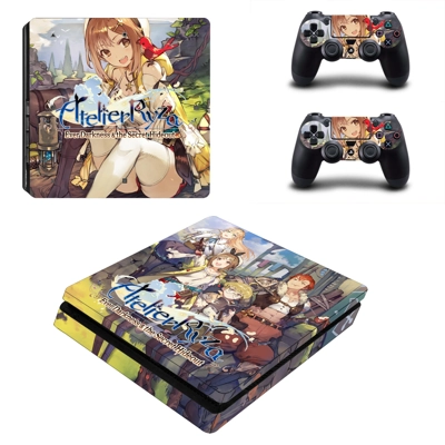 Atelier Ryza decal skin for PS4 Slim Console and two contr.. Atelier Ryza decal skin for PS4 Slim Console and two contr..