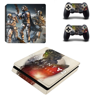Destiny 2 Shadow keep decal skin for PS4 Slim Console and two controllers