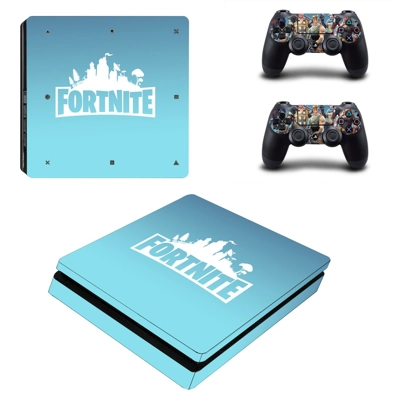 Fortnite decal skin for PS4 Slim Console and two controllers Fortnite decal skin for PS4 Slim Console and two controllers