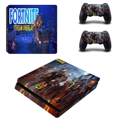 Fortnite stream overlay decal skin for PS4 Slim Console an.. Fortnite stream overlay decal skin for PS4 Slim Console an..