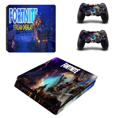 Fortnite stream overlay decal skin for PS4 Slim Console an.. Fortnite stream overlay decal skin for PS4 Slim Console an..