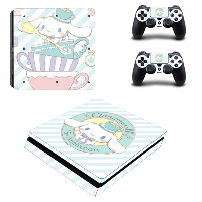 Cinnamoroll decal skin for PS4 Slim Console and two contro.. Cinnamoroll decal skin for PS4 Slim Console and two contro..