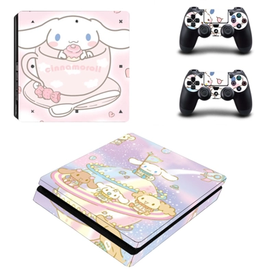 Cinnamoroll decal skin for PS4 Slim Console and two contro.. Cinnamoroll decal skin for PS4 Slim Console and two contro..