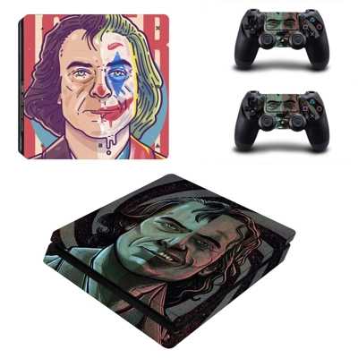 Joker Joaquin Phoenix decal skin for PS4 Slim Console and .. Joker Joaquin Phoenix decal skin for PS4 Slim Console and ..
