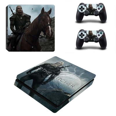 The Witcher decal skin for PS4 Slim Console and two contro.. The Witcher decal skin for PS4 Slim Console and two contro..