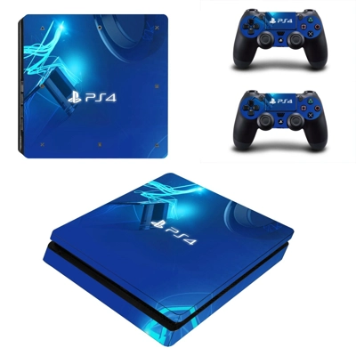 Sony Classic PS decal skin for PS4 Slim Console and two co.. Sony Classic PS decal skin for PS4 Slim Console and two co..