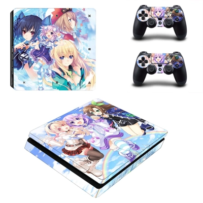 Hyperdimension Neptunia decal skin for PS4 Slim Console an.. Hyperdimension Neptunia decal skin for PS4 Slim Console an..
