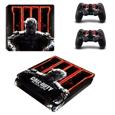 Call of Duty black ops 4 decal skin for PS4 Slim Console a.. Call of Duty black ops 4 decal skin for PS4 Slim Console a..