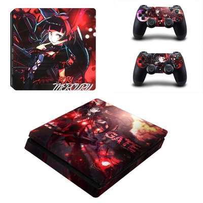 Rory Mercury decal skin for PS4 Slim Console and two contr.. Rory Mercury decal skin for PS4 Slim Console and two contr..