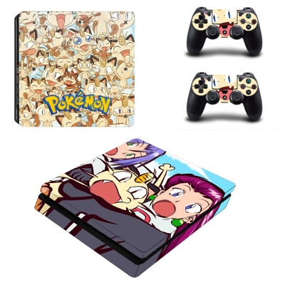 Pokemon Go decal skin for PS4 Slim Console and two control.. Pokemon Go decal skin for PS4 Slim Console and two control..
