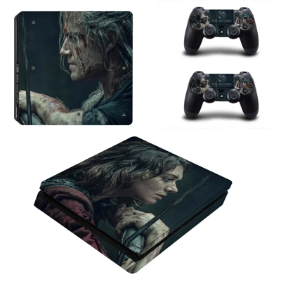 The Witcher decal skin for PS4 Slim Console and two contro.. The Witcher decal skin for PS4 Slim Console and two contro..