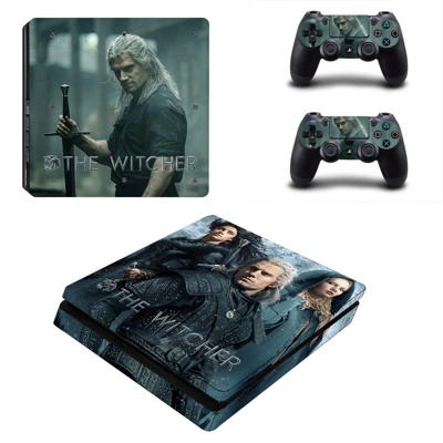 The Witcher decal skin for PS4 Slim Console and two contro.. The Witcher decal skin for PS4 Slim Console and two contro..